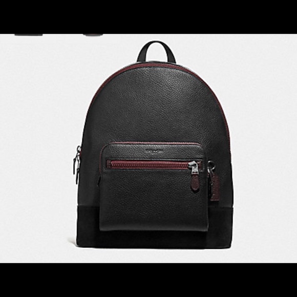 NWT Coach gothic leather backpack large - Picture 4 of 8